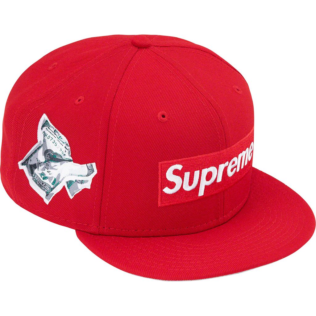 SUPREME MONEY BOX LOGO NEW ERA - RED