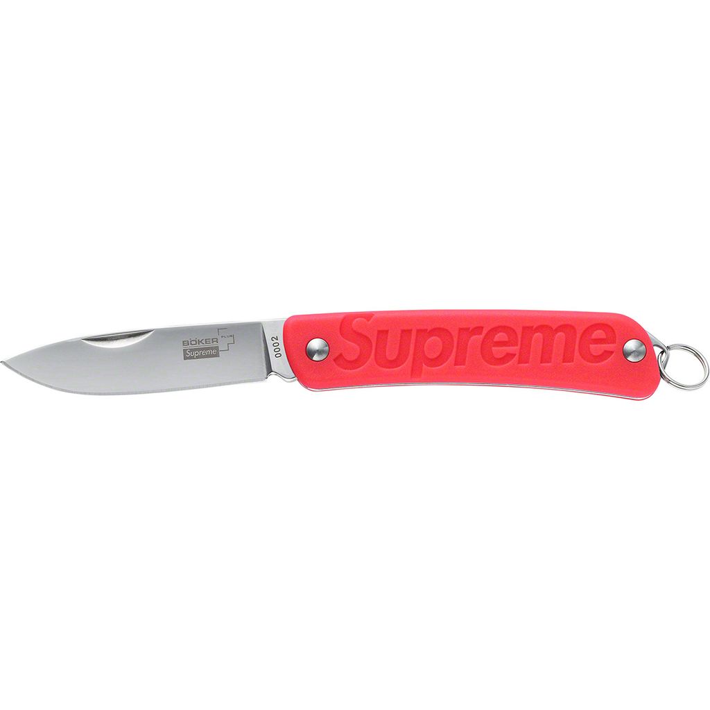SUPREME BOKER GLOW-IN-THE-DARK KEYCHAIN KNIFE - RED – THE FOURHEADS