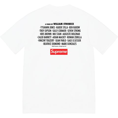 SUPREME PLAY DEAD TEE - WHITE – THE FOURHEADS