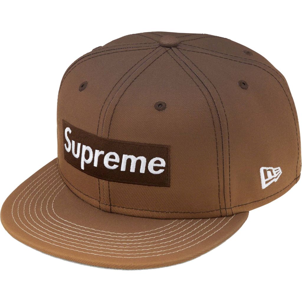 SUPREME GRADIENT BOX LOGO NEW ERA - BROWN – THE FOURHEADS