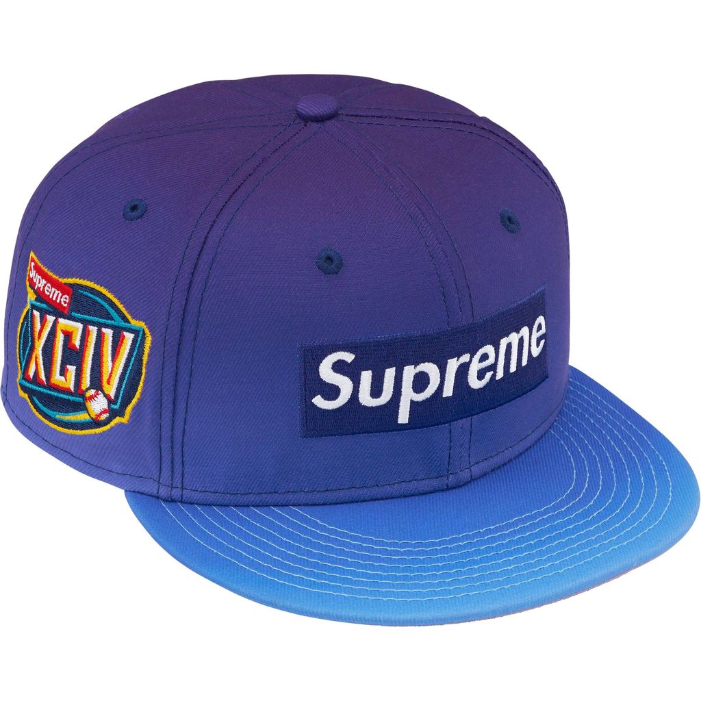 SUPREME GRADIENT BOX LOGO NEW ERA - BLUE – THE FOURHEADS