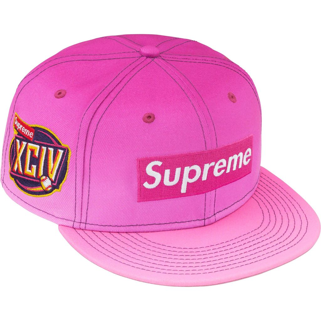 SUPREME GRADIENT BOX LOGO NEW ERA - PINK