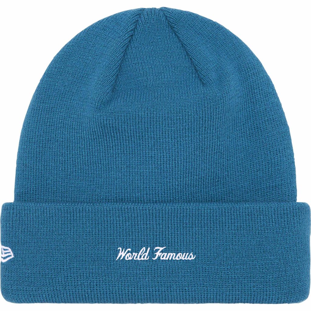 SUPREME NEW ERA BOX LOGO BEANIE - BLUE – THE FOURHEADS