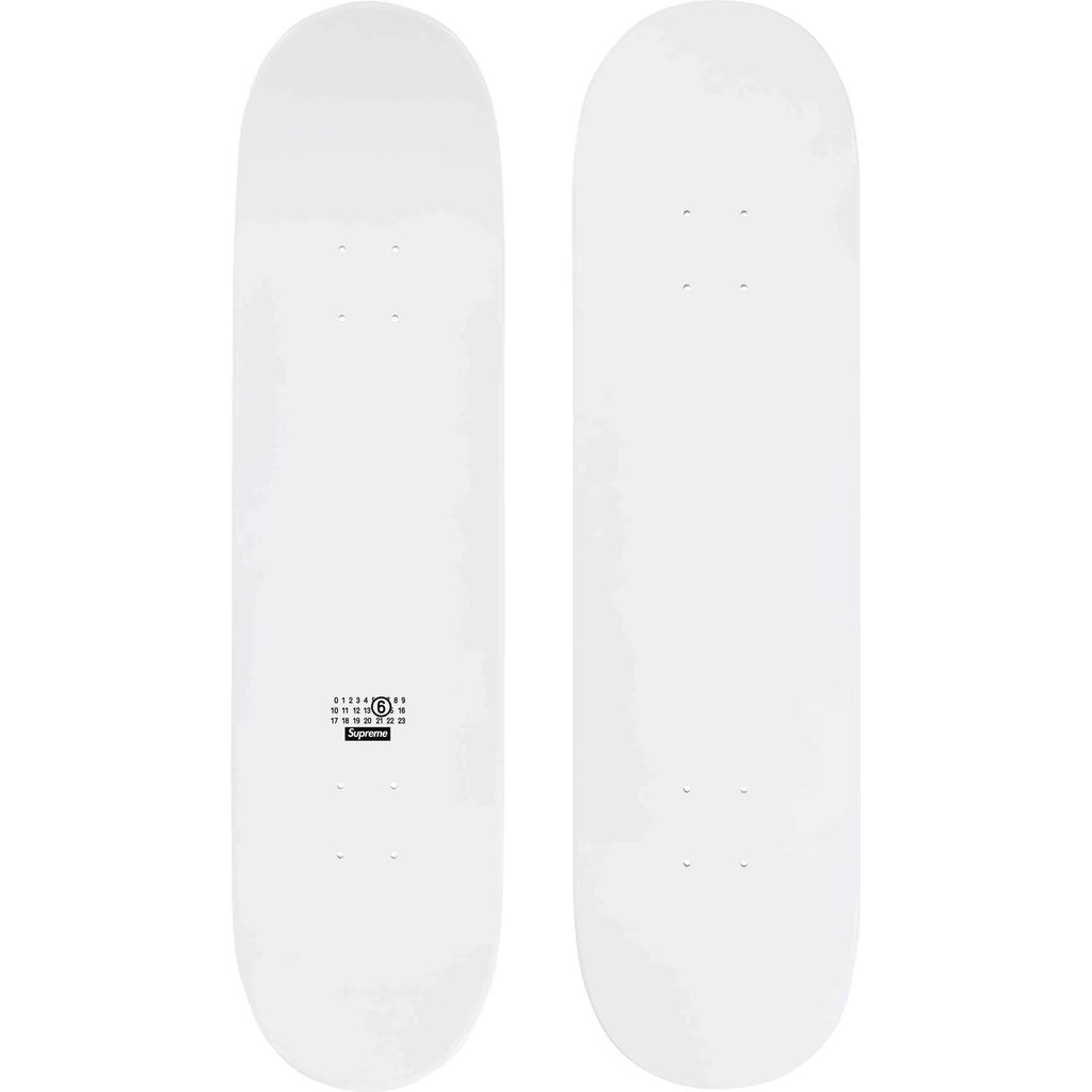 SUPREME MM6 MAISON MARGIELA SKATEBOARD - WHITE – THE FOURHEADS