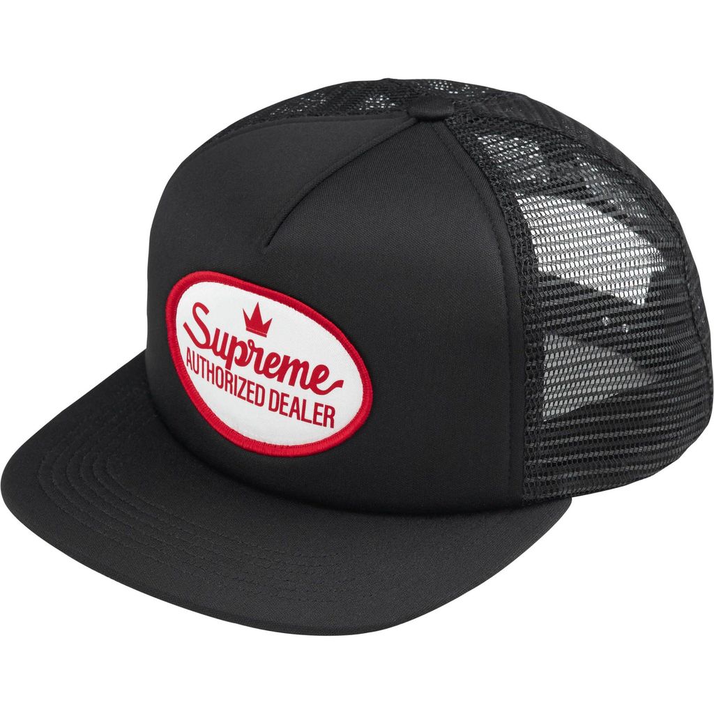 SUPREME AUTHORIZED MESH BACK 5-PANEL - BLACK – THE FOURHEADS SUPREME AUTHORIZED MESH BACK 5-PANEL - BLACK – THE FOURHEADS