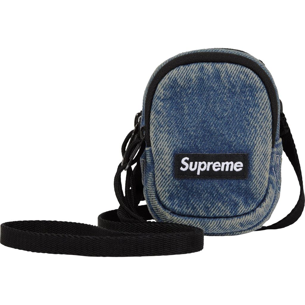 SUPREME DENIM MINI UTILITY BAG - WASHED INDIGO – THE FOURHEADS