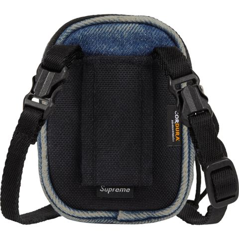 SUPREME DENIM MINI UTILITY BAG - WASHED INDIGO – THE FOURHEADS