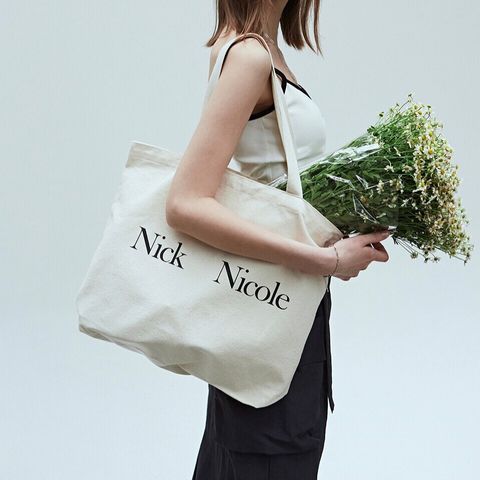 NICK&NICOLE Nicole Canvas Square帆布袋