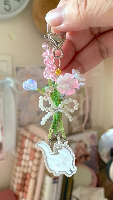 Keychain beaded