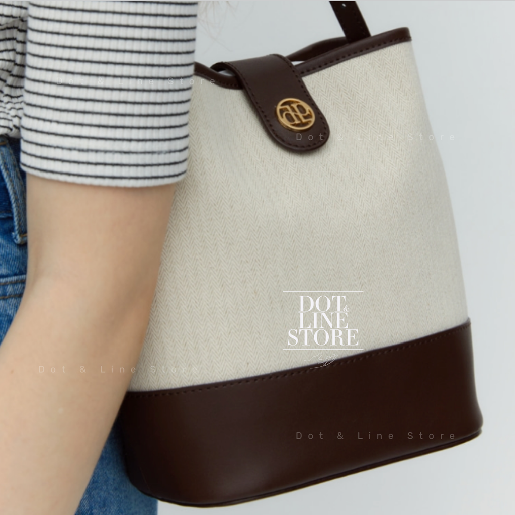 ★depound★ town bag (bucket shoulder) brown 🇰🇷Depound Town Bag Bucket Shoulder – Dot & Line Store