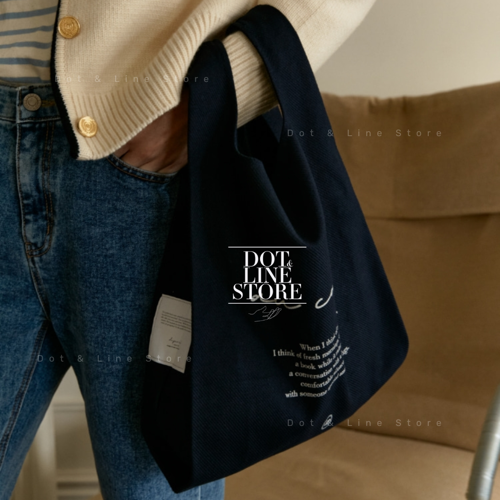 ●depound● String coffee bag black DP2435BG032MBBXX 🇰🇷 Depound Coffee Bag – Dot & Line Store