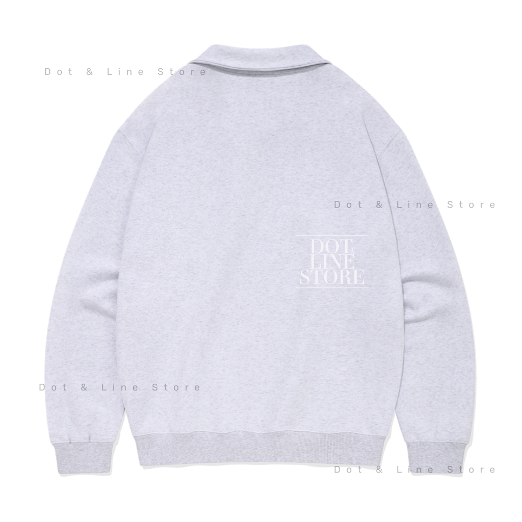 スウェット・トレーナー COVERNAT C Logo Half Zip-up Man to Man Header Gray Covernat C Logo Half Zip-Up Sweatshirt – Dot & Line Store