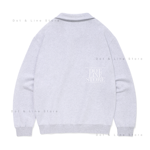 スウェット・トレーナー COVERNAT C Logo Half Zip-up Man to Man Header Gray MUSINSA | COVERNAT C Logo Half Zip-up Sweatshirt Heather Gray