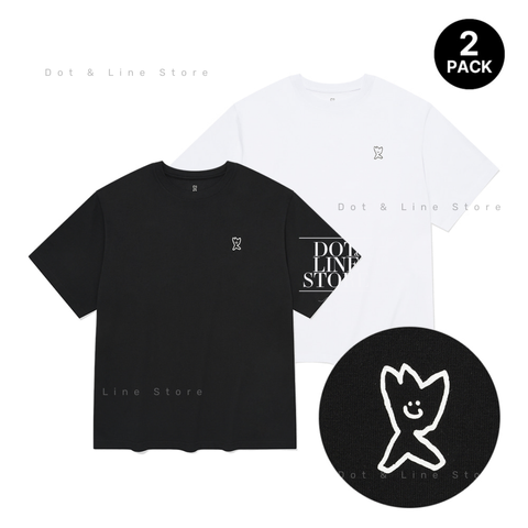 【WACKY WILLY】Sketch graphic short sleeve t-shirt R6499 WhatitisNt Wacky Willy logo Short Sleeve 2 PACK – Dot & Line