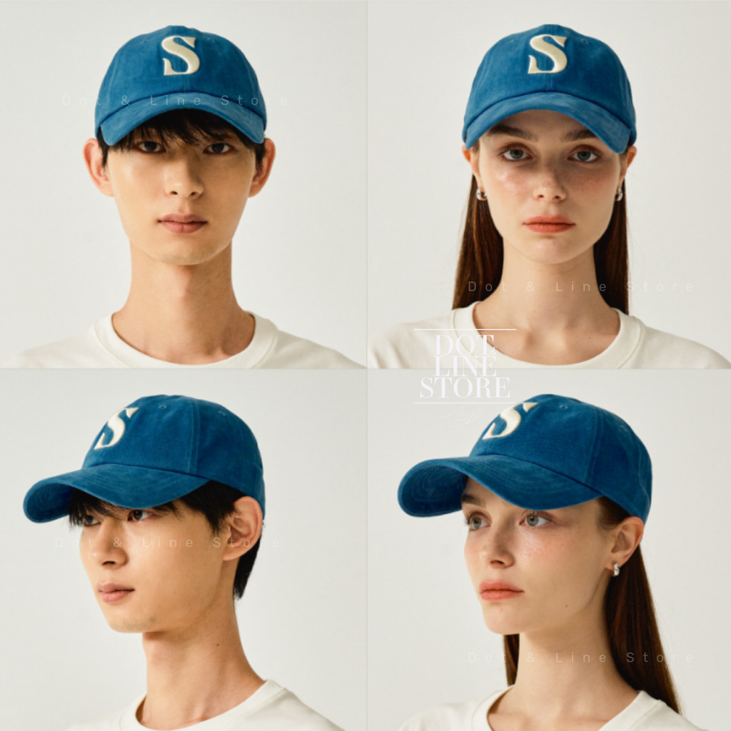 【SATUR】Vintage Casual Ball Cap Art Blue SATUR Vintage Casual Ball Cap – Dot & Line Store