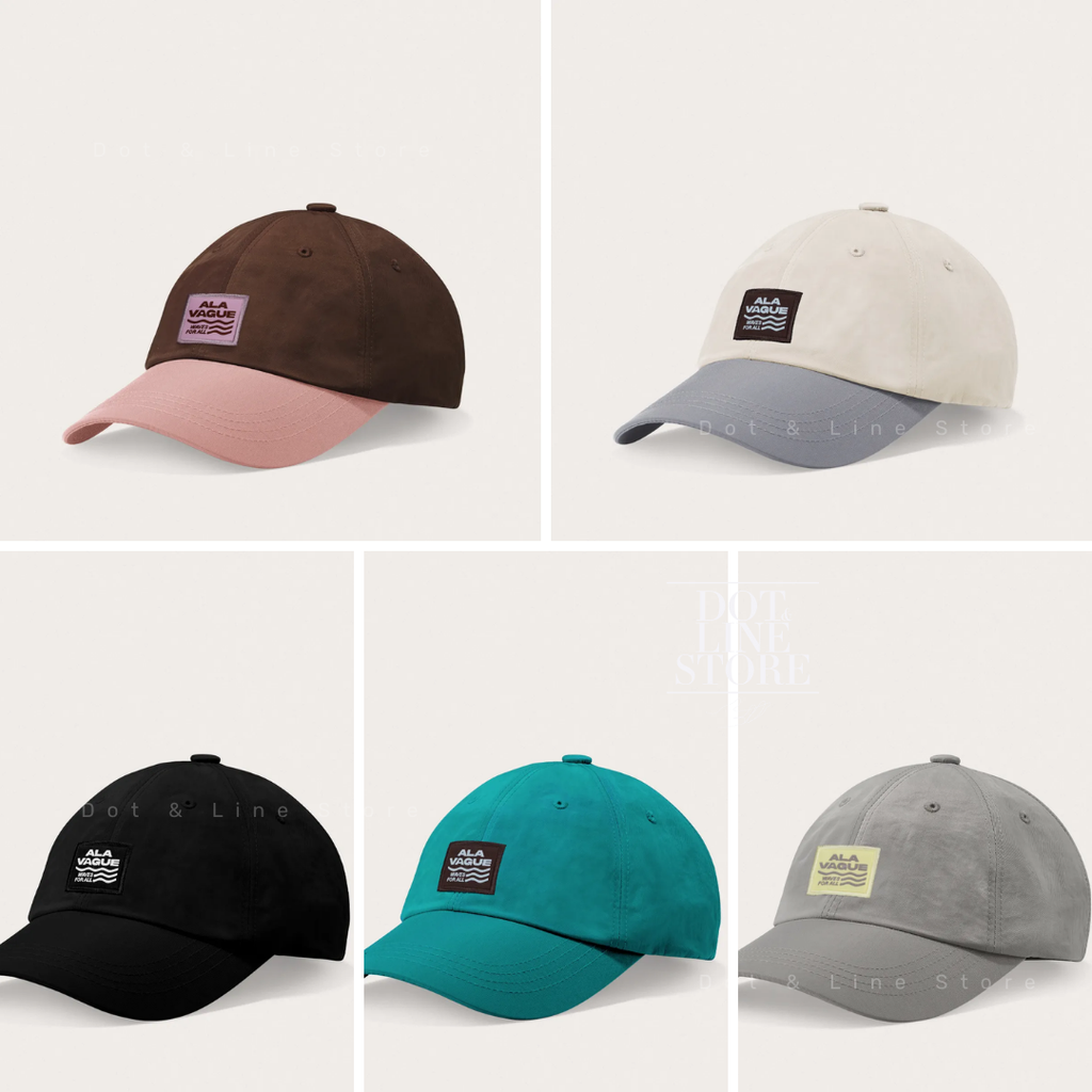 ★ALAVAGUE★ label cap blue green Alavague Label Cap – Dot & Line Store