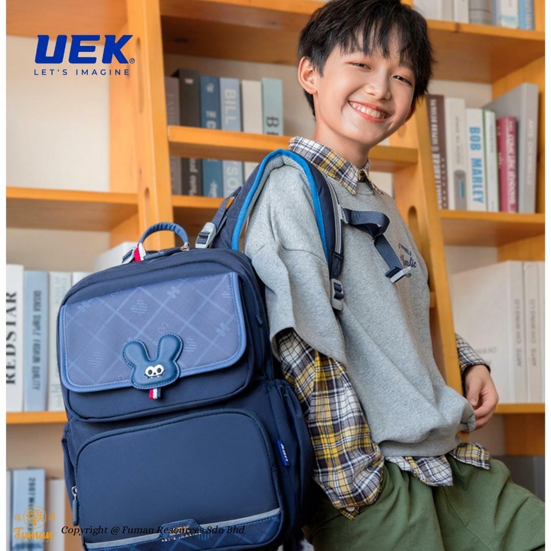 Ergonomic School Bag UEK New British Uly Series Blue SERLECT ERGO SCHOOLBAG OFFICIAL STORE