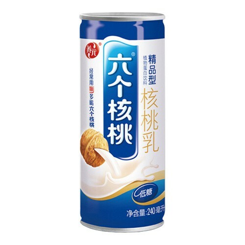 六个核桃核桃乳240毫升Six Walnuts Walnut Milk 240ml 