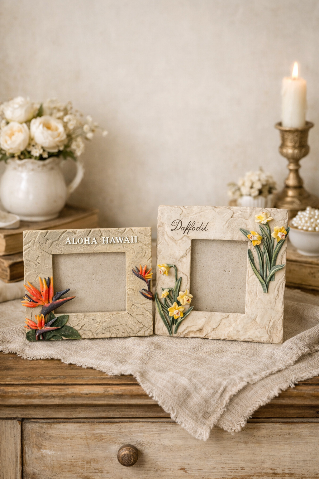 小相框系列（天堂鳥/水仙花）