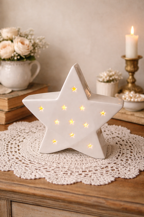 白瓷星星燈
