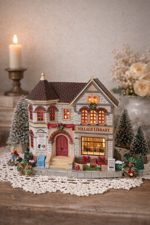 美式小屋-圖書館