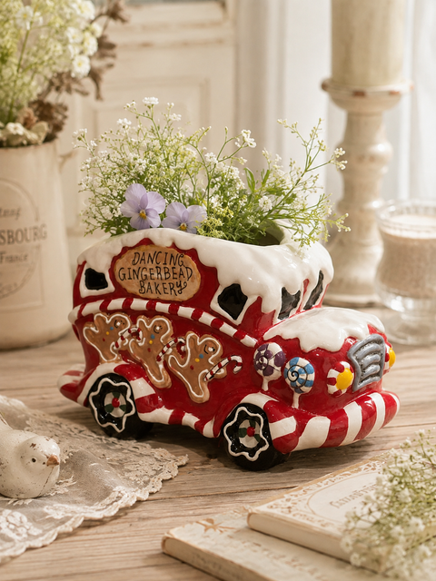 Blue Sky Clayworks 聖誕薑餅車盆器/花器 Image 2026年8月7日 下午09_50_17
