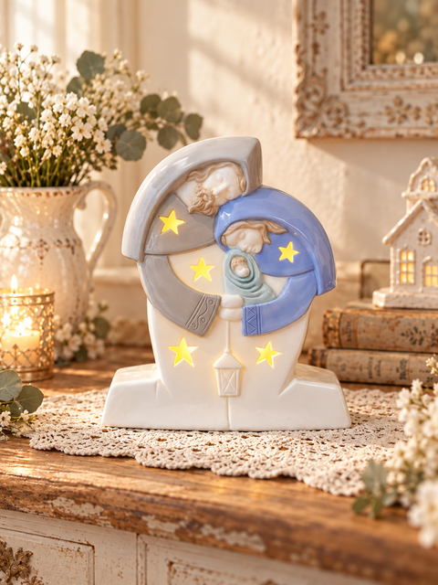 幾何風耶穌誕生燈飾