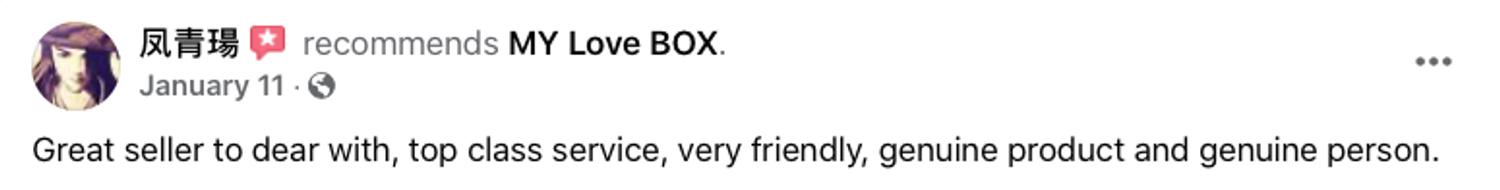 MYLOVEBOX83 - CLIENT TESTIMONIAL