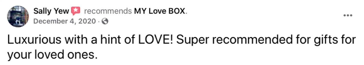 MYLOVEBOX83 - CLIENT TESTIMONIAL