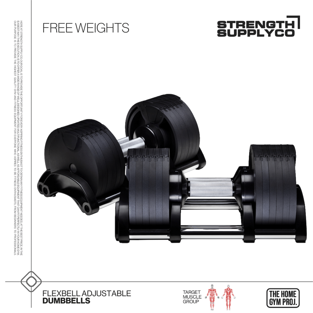 Flexbell Adjustable Dumbbells – Strength Supply Co