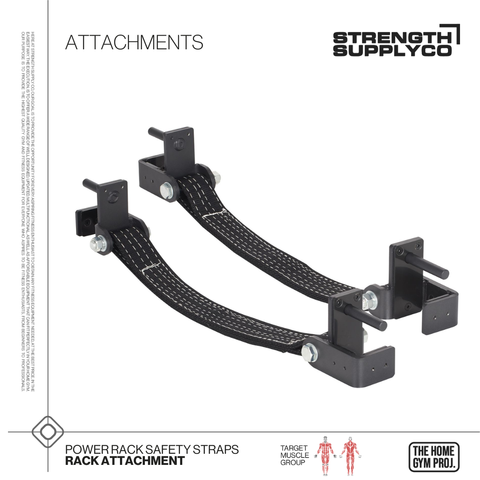 Power Rack Safety Straps