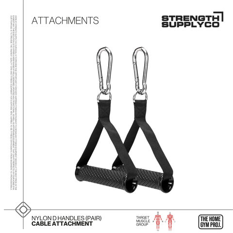 Nylon D Handles Pair
