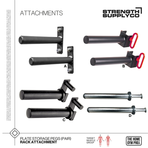 Plate Storage Pegs (Pair) (1)