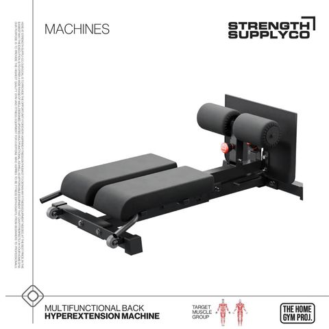 Multifunctional Back Hyperextension Machine