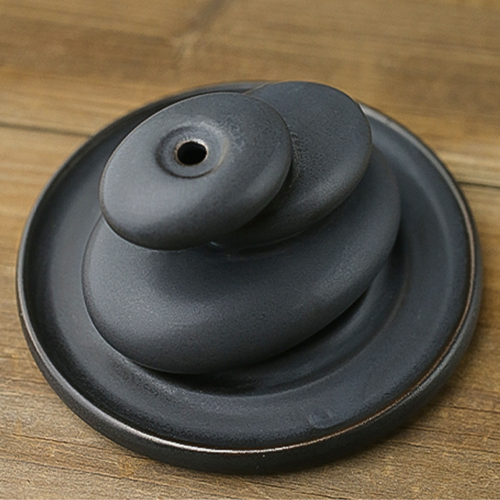 Zen Back Flow Incense Burner 04