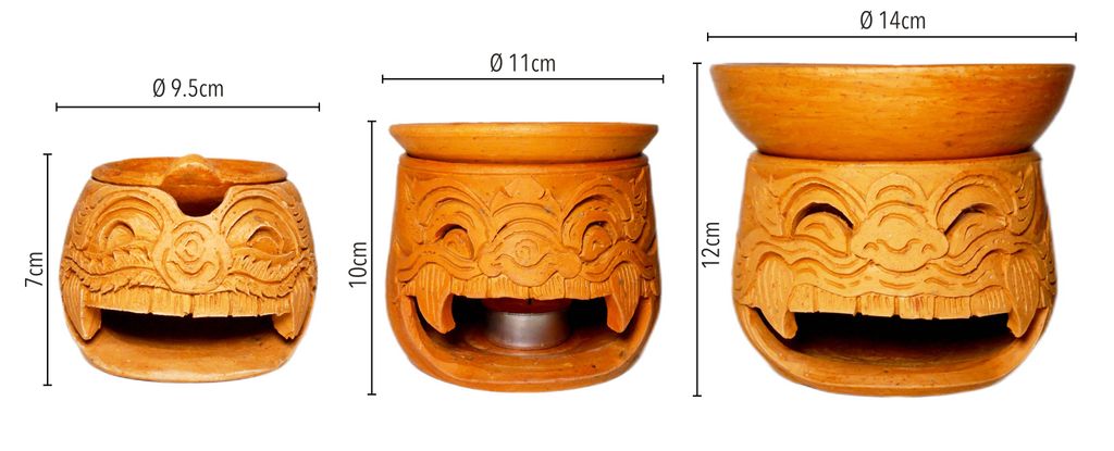 EEB10171 Thai Khon Terracotta EO Burner