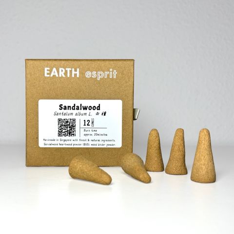 EIC10200 Sandalwood Incense Cones 02