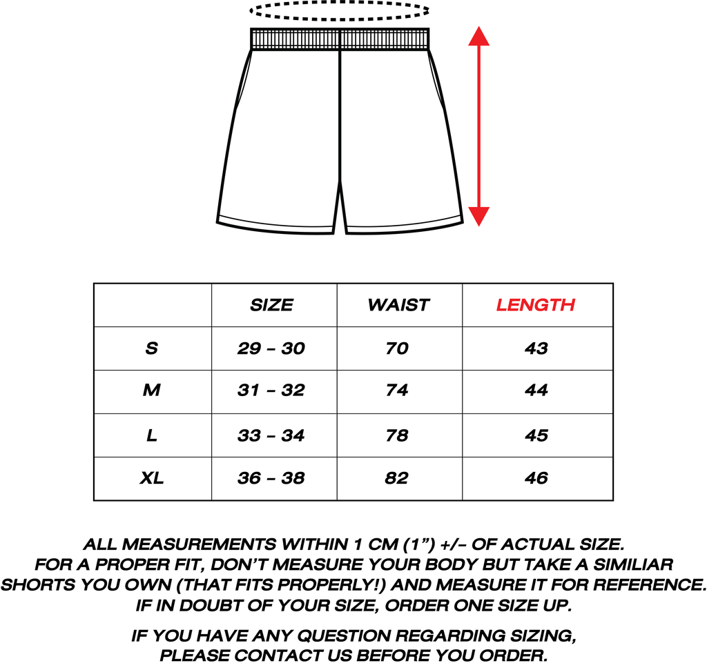 size chart_SHORTSbaru