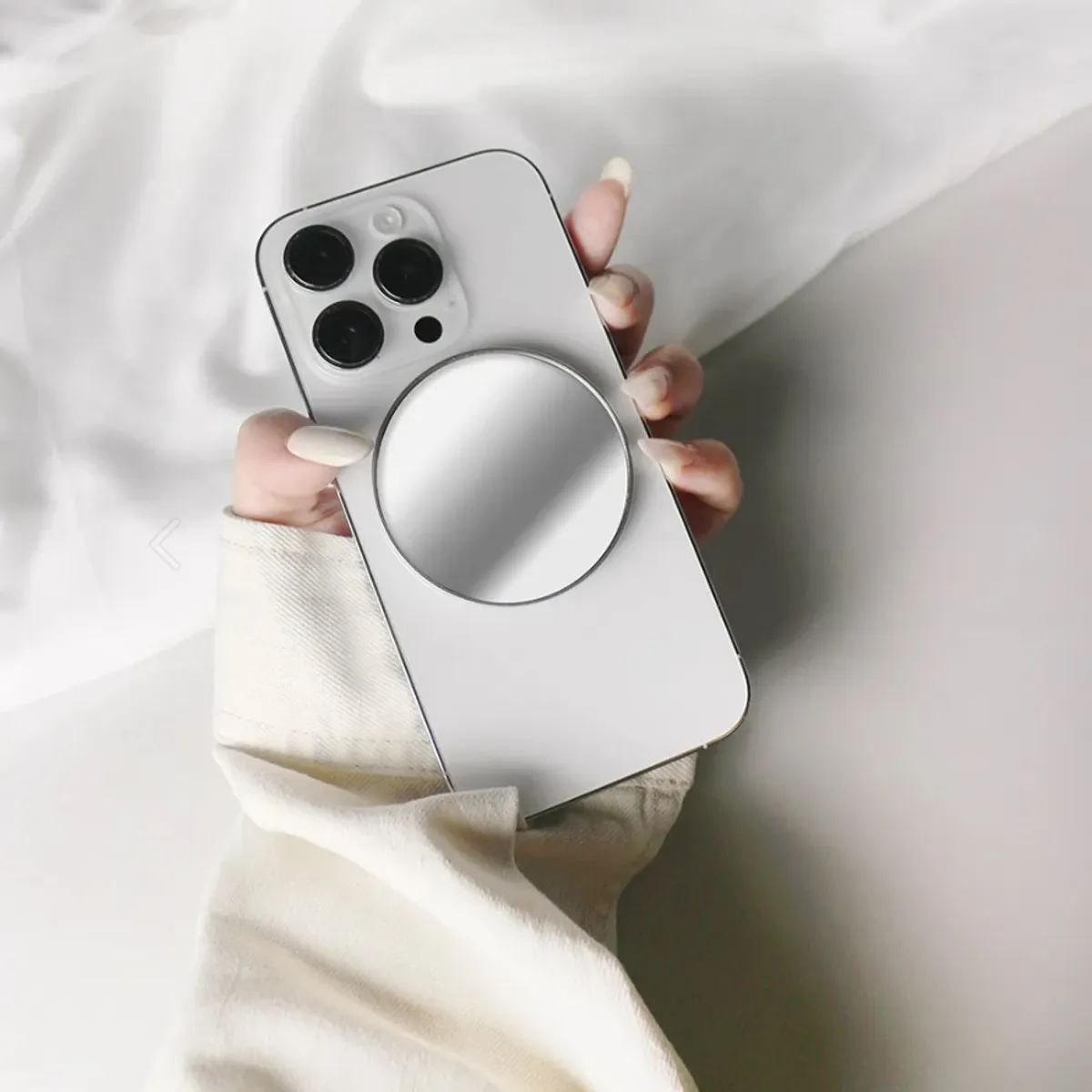 OMIA MagSafe 多功能強磁吸鏡——隨時補妝，隨心補光
