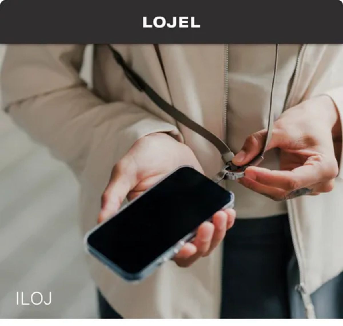 LOJEL 手機背袋掛繩|解放雙手,行動無界限