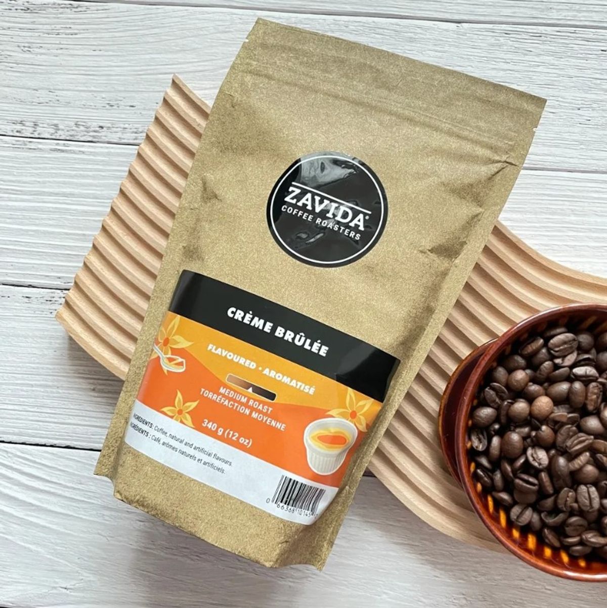 【法式甜點靈感的早晨香氣】Zavida Coffee 焦糖布蕾風味咖啡豆──讓每一天都像在巴黎醒來