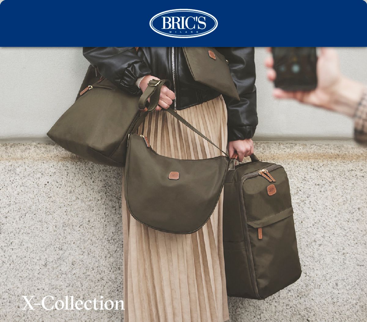 小巧不簡單 ! Bric's X-collection 半月側背包，都市女性的隨行必備