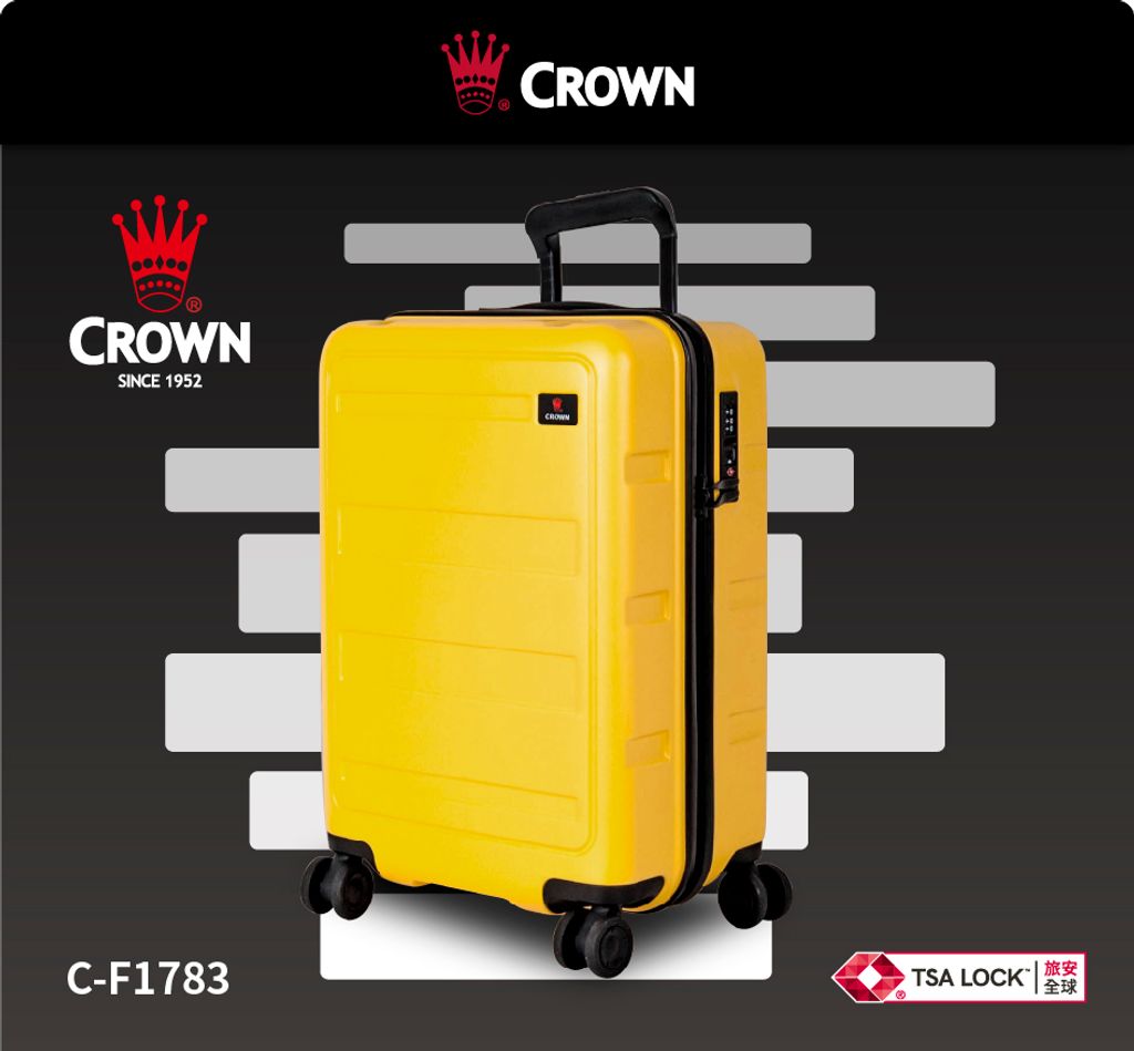 CROWN C-F1783 29吋行李箱-象牙白– 【Chu Mai】趣買購物官方網站