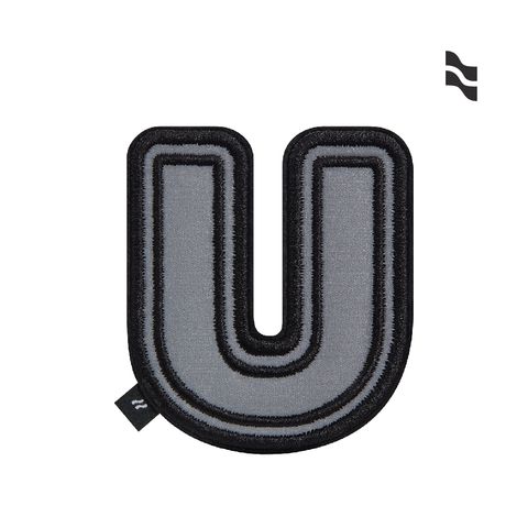 LOJEL刺繡貼紙黑白_主圖_U