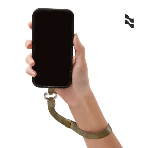 slim wallet_主圖_Olive_Wristlet Strap_01