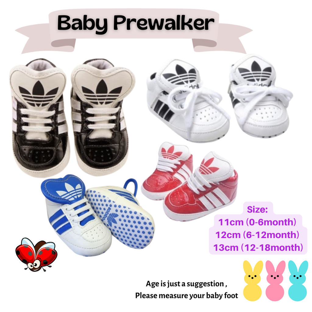Prewalker Adidas Urban (Black/Blue/Gold/Red/White/Pink) – Dr.
