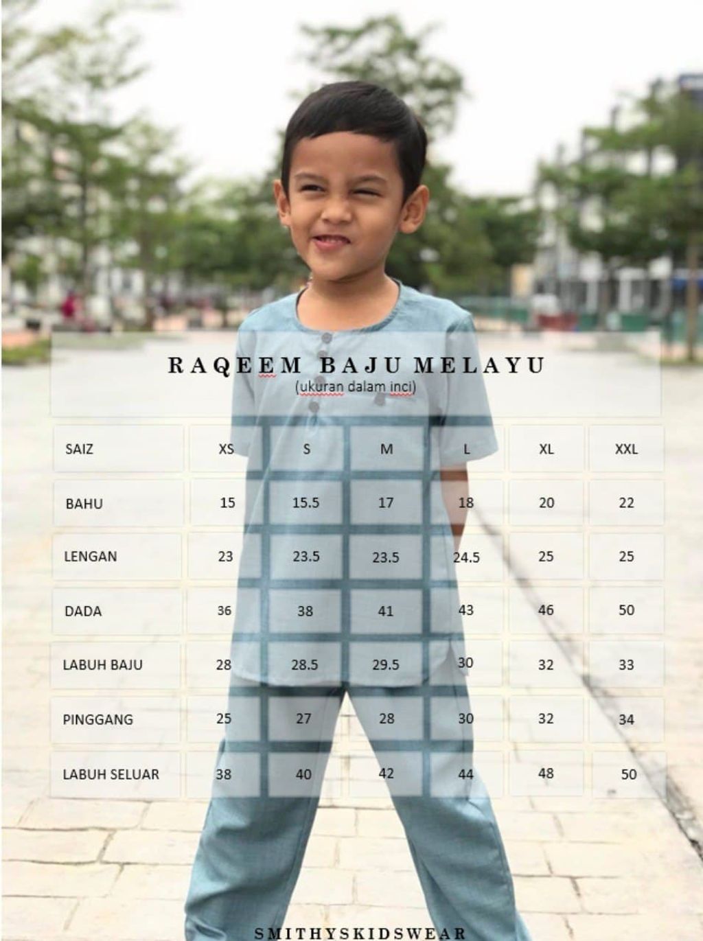 Ukuran Raqeem Daddy