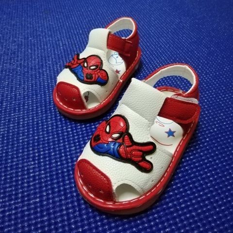 SANDAL WITH SOUND SPIDERMAN (RED)