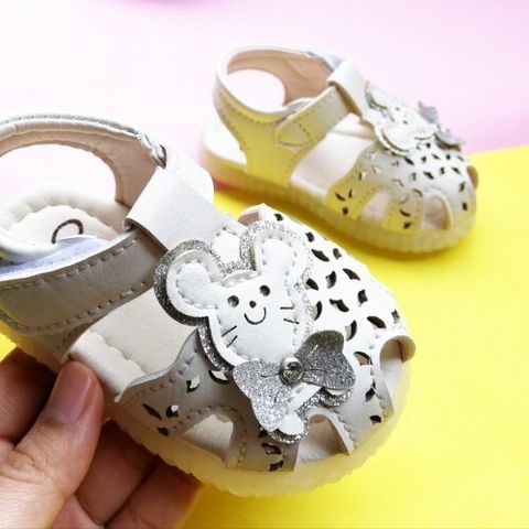 SANDAL HALF SHOES TEDDY (CREAM WHITE)