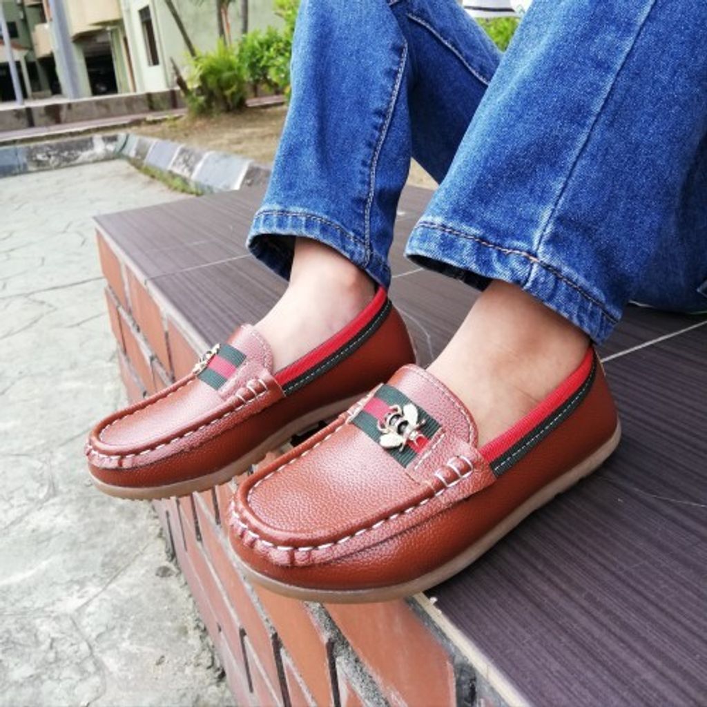 LOAFER BEE (BROWN)1